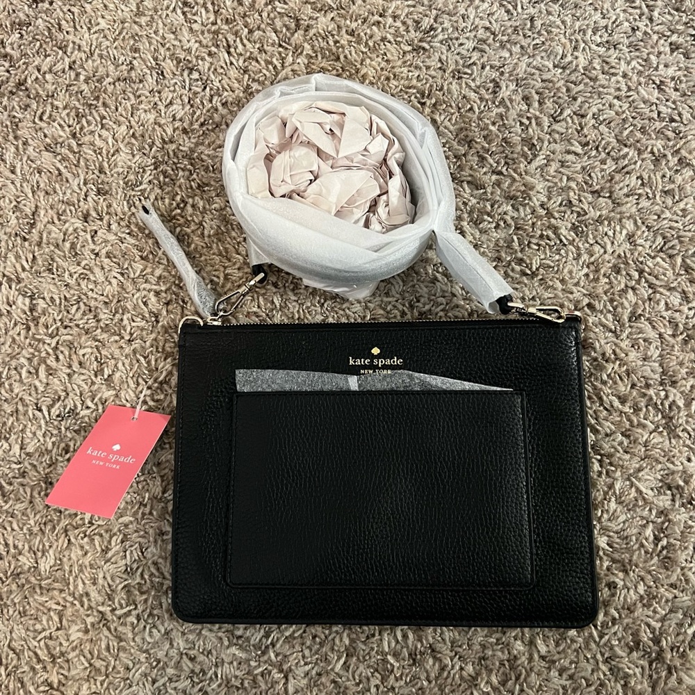 Never used Kate Spade black crossbody!